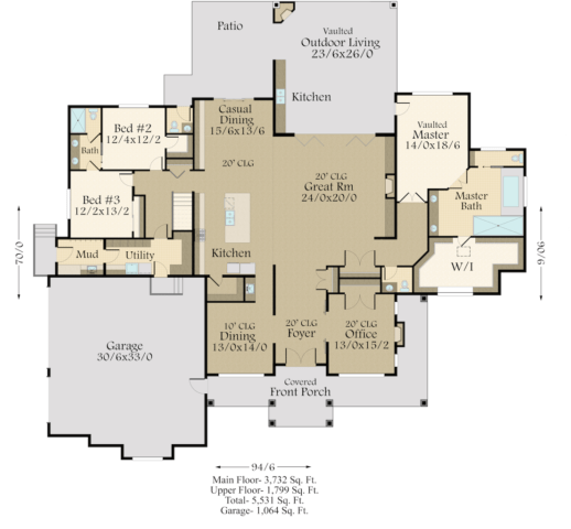 M-4514-WC Modern Farm