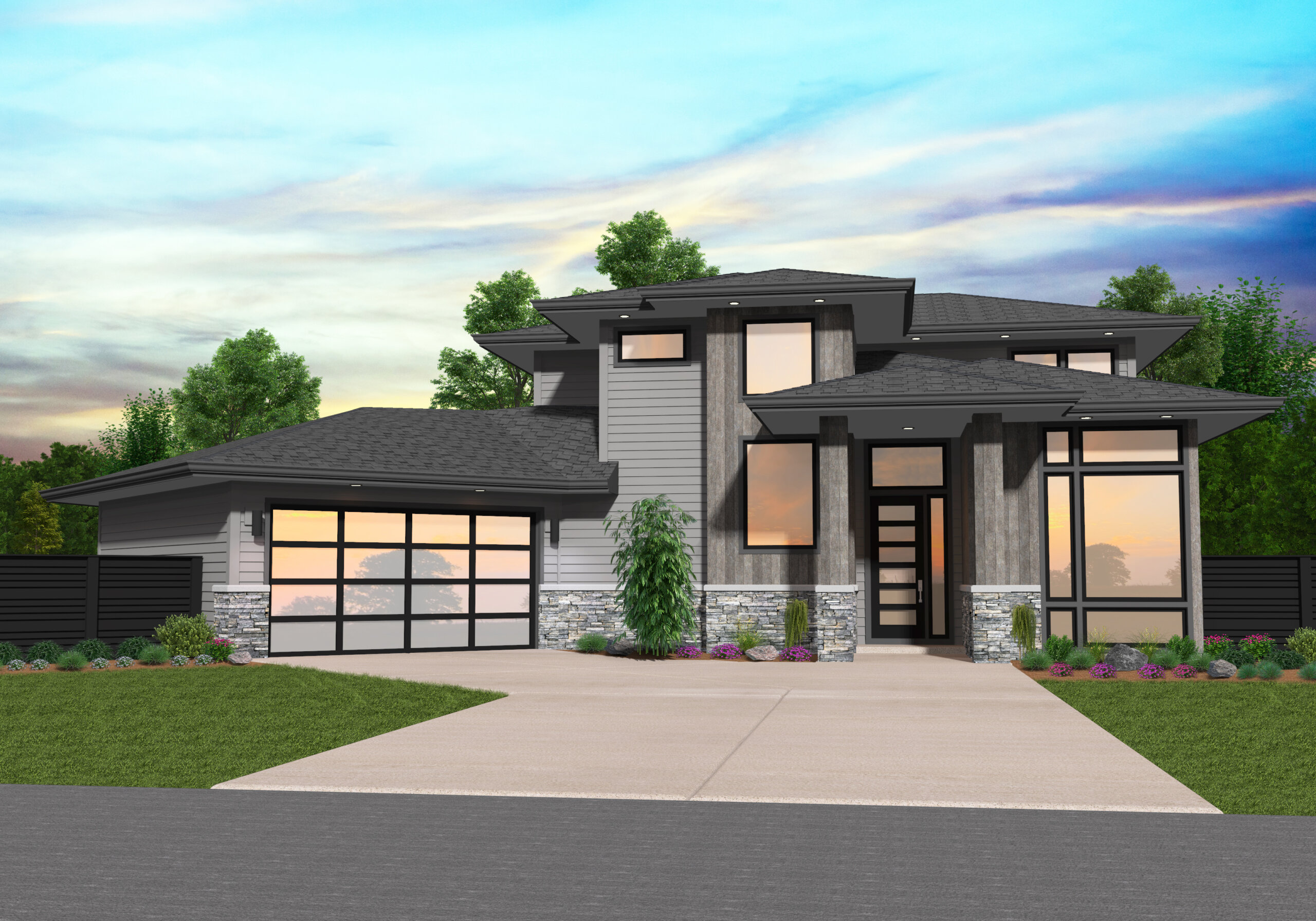 Modern Prairie Home Eagle Front